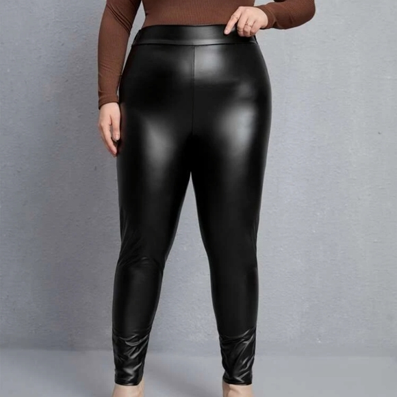 SHEIN Pants - Shein faux leather leggings